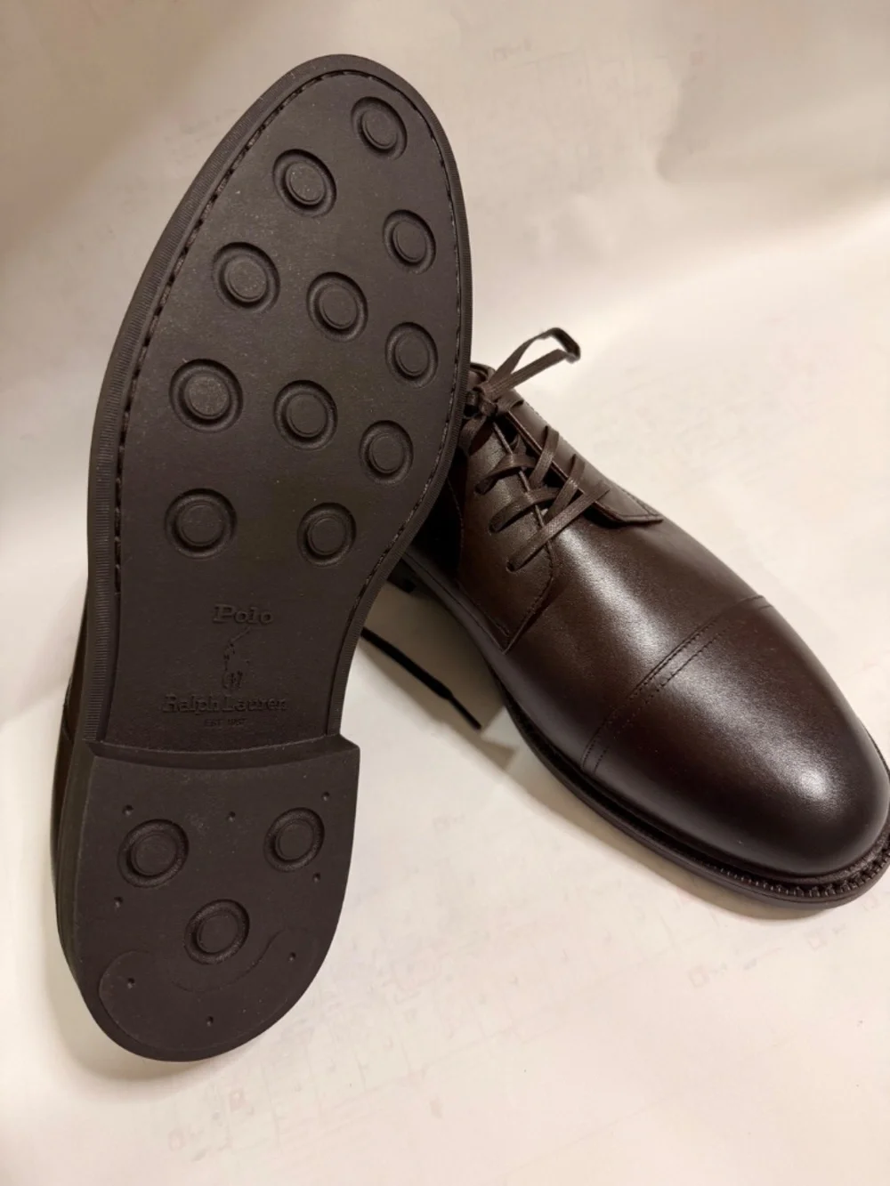 NWOT Polo Ralph Laurent Asher Cap Toe shoes